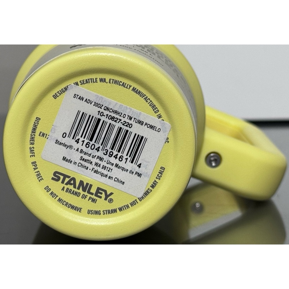 Stanley Quencher H2.0 FlowState Tumbler 30oz, POMELO YELLOW - Picture 4 of 4